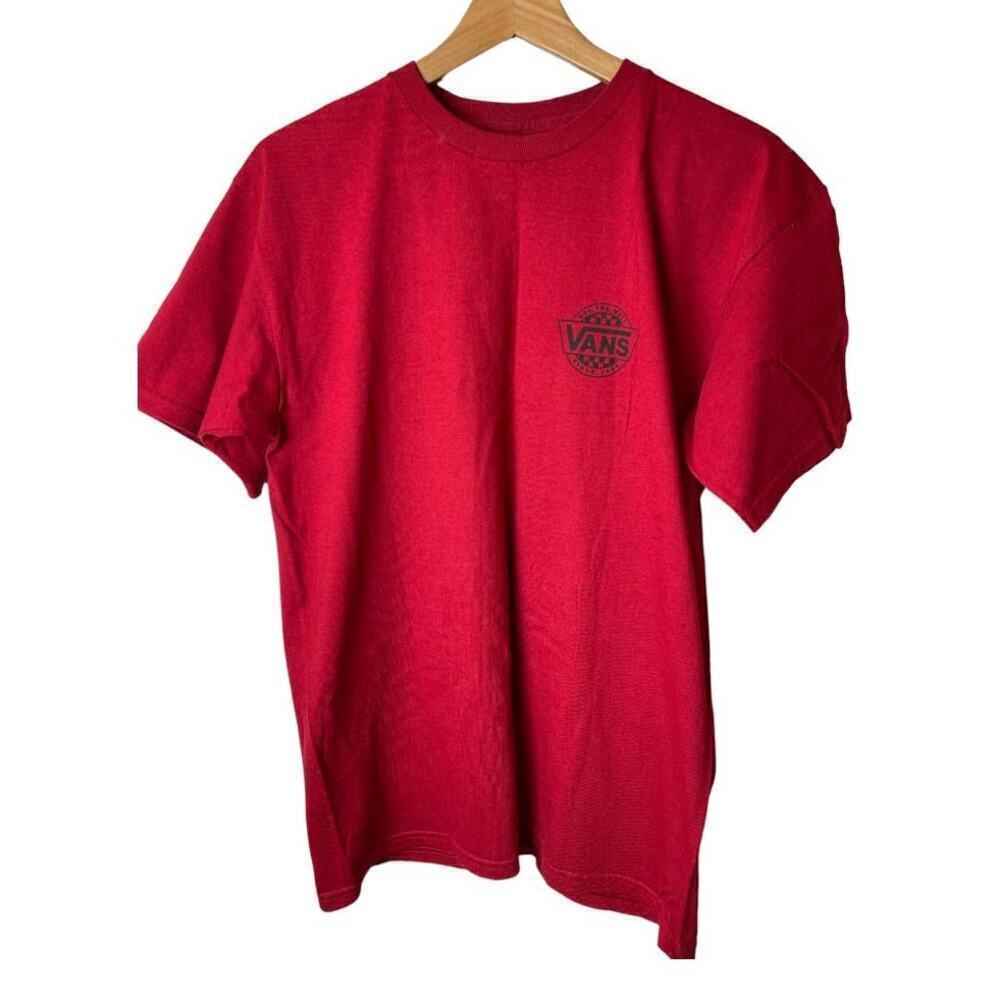 Vans Red Graphic Tee Shirt Women's Size M
